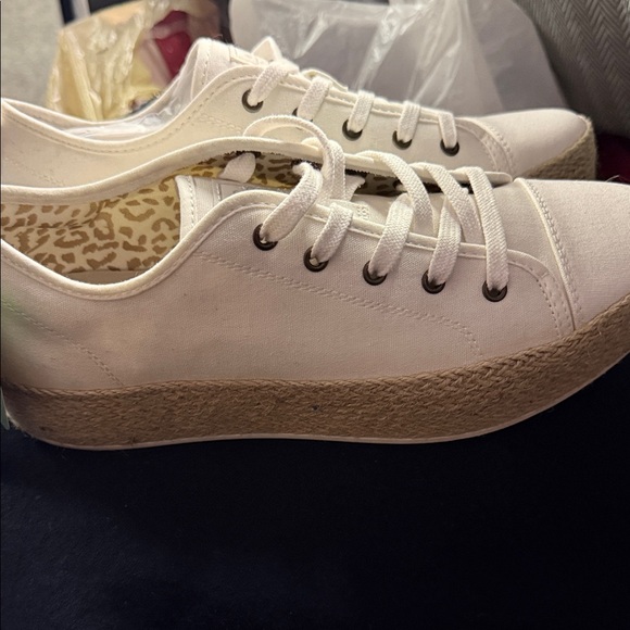 BOBS from Skechers Cream Canvas Sneakers - Picture 2 of 3